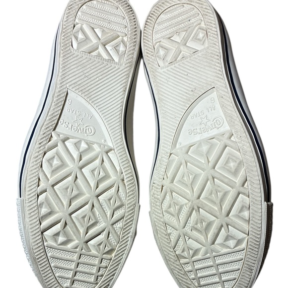 Men’s Size 8 Converse All Star Low Top Gray Knit Sneakers - Picture 5 of 5